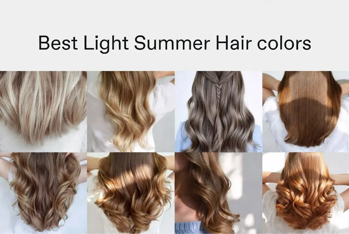 best hair color for light summer
